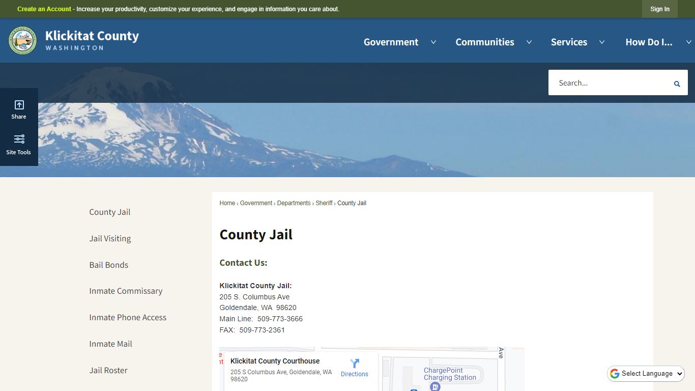 County Jail | Klickitat County, WA